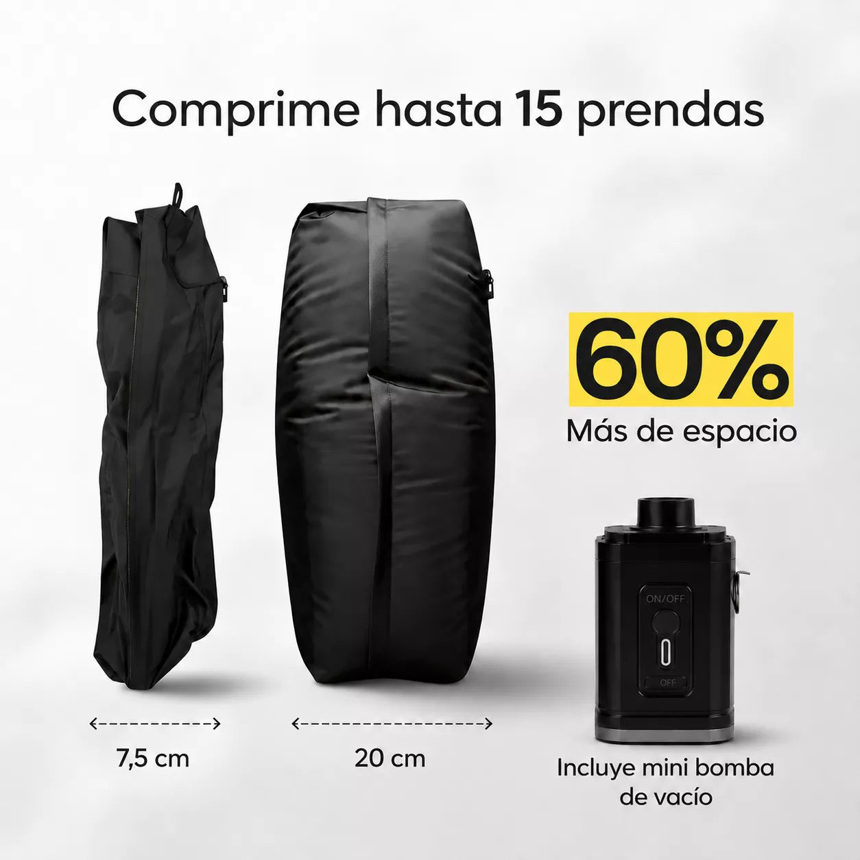 Get2Pack™ Kit de Compresión al Vacío para Viaje
