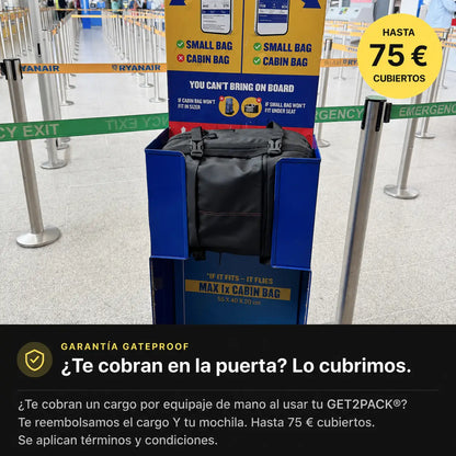 GET2PACK® Mochila 40L (Ryanair/easyJet)