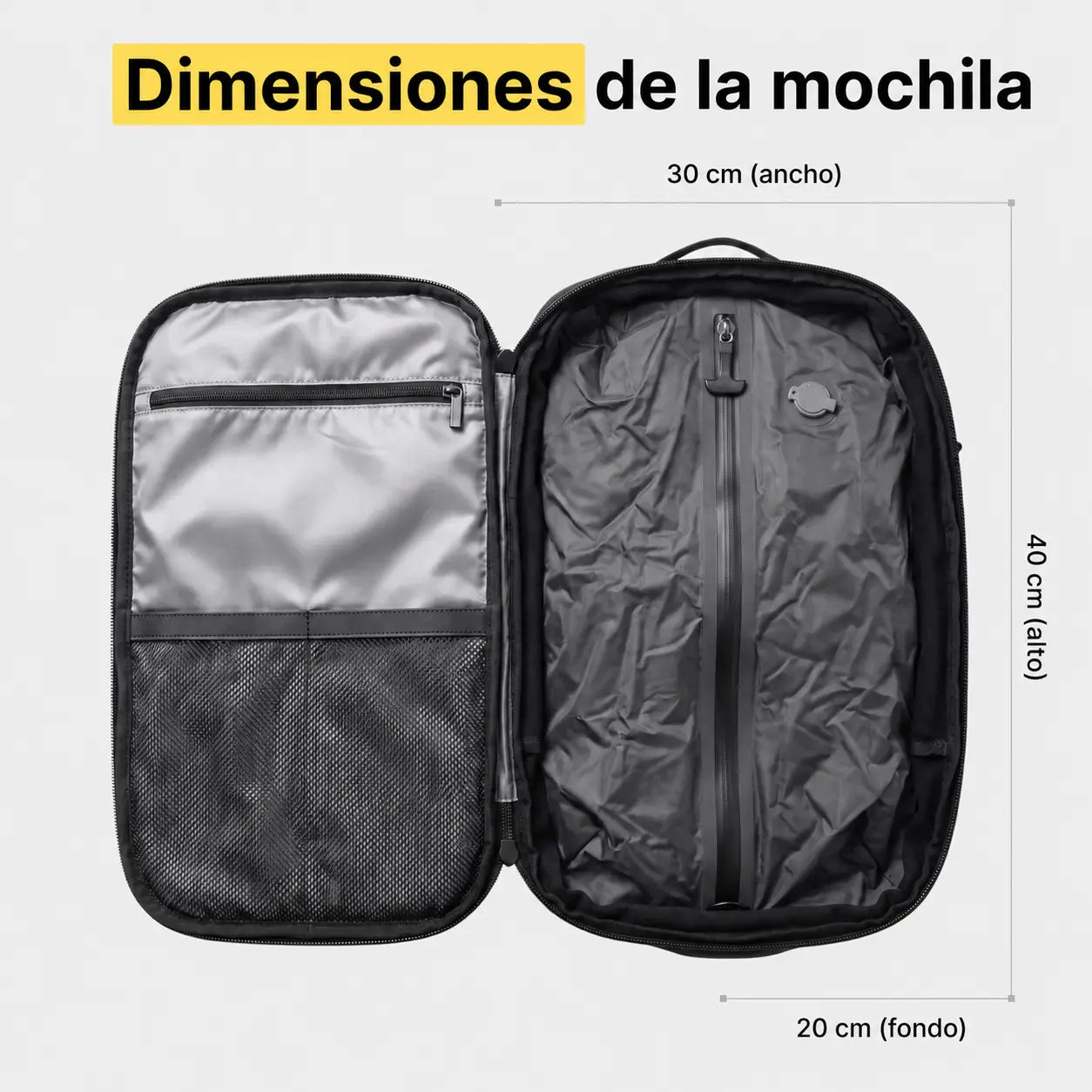 GET2PACK® Mochila 40L (Ryanair/easyJet)