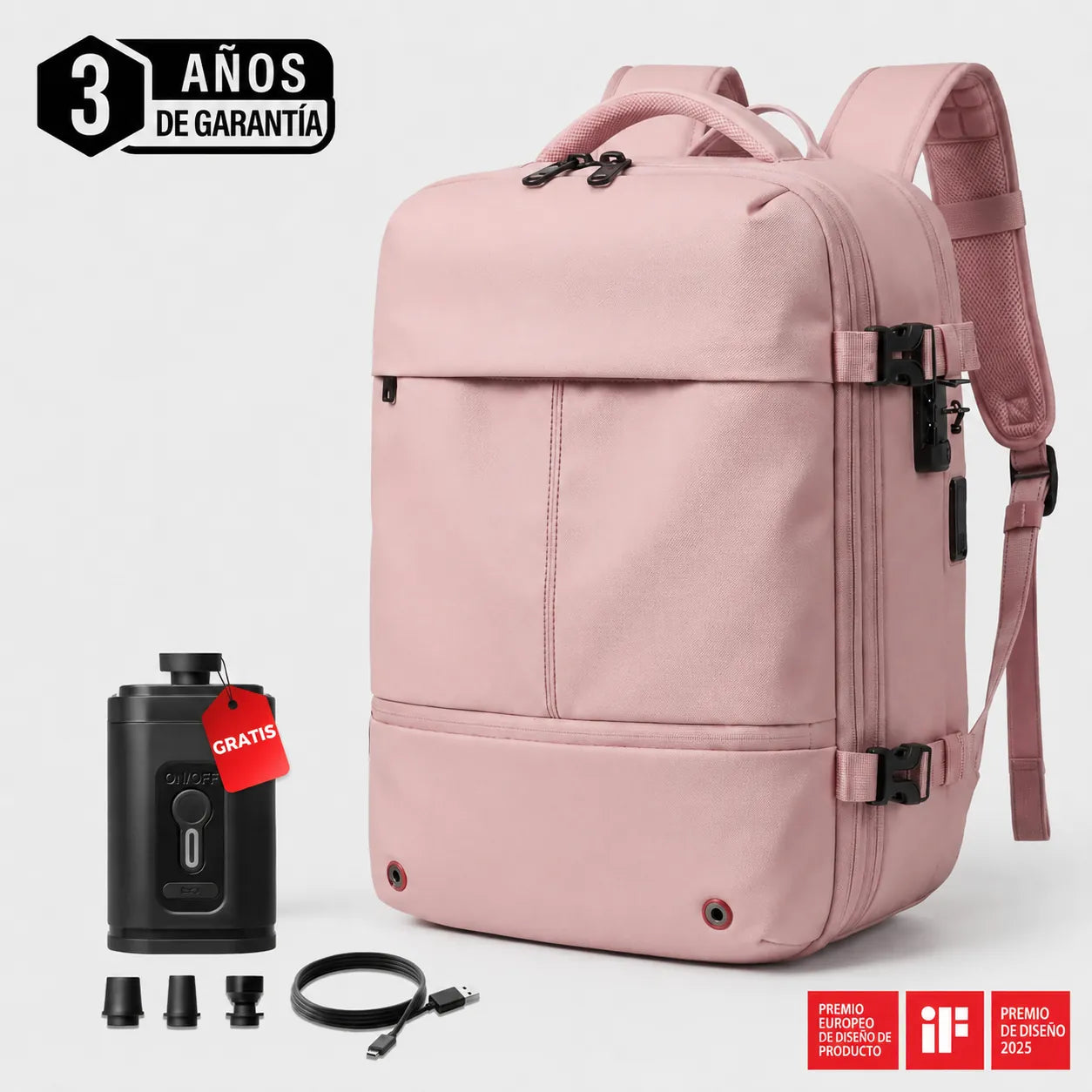 GET2PACK® Mochila Debajo Del Asiento 40L (Ryanair/Vueling)